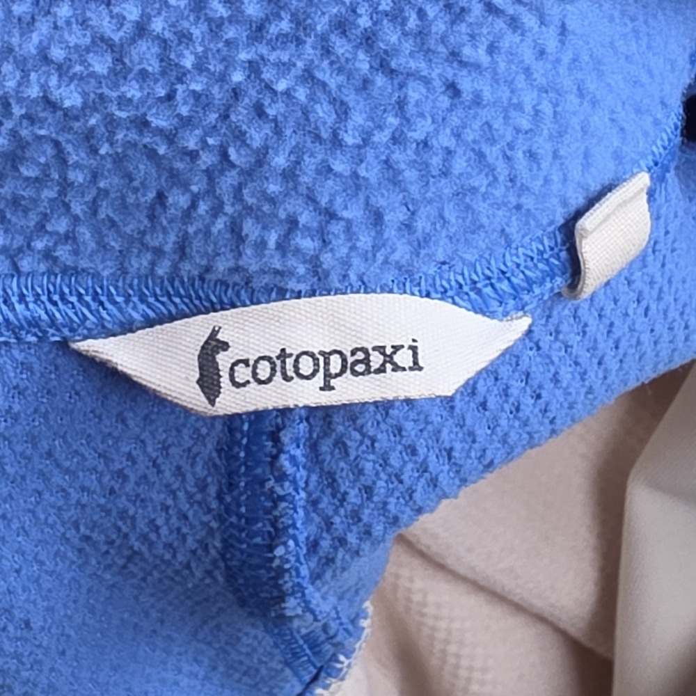 Cotopaxi Abrazo 1/2 Zip Fleece Pullover Womens XS Bone Deep Ocean Jacket Casual - Picture 7 of 13